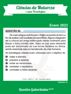 Ciências da Natureza 92 – 2023