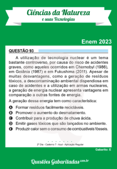 Ciências da Natureza 93 – 2023