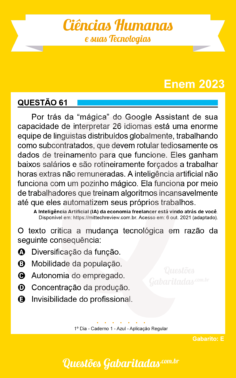 Ciências Humanas 61 – 2023