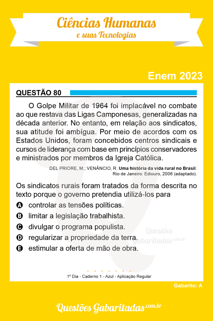 Ciências Humanas 80 – 2023