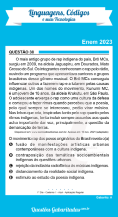 Linguagens Códigos 38 – 2023