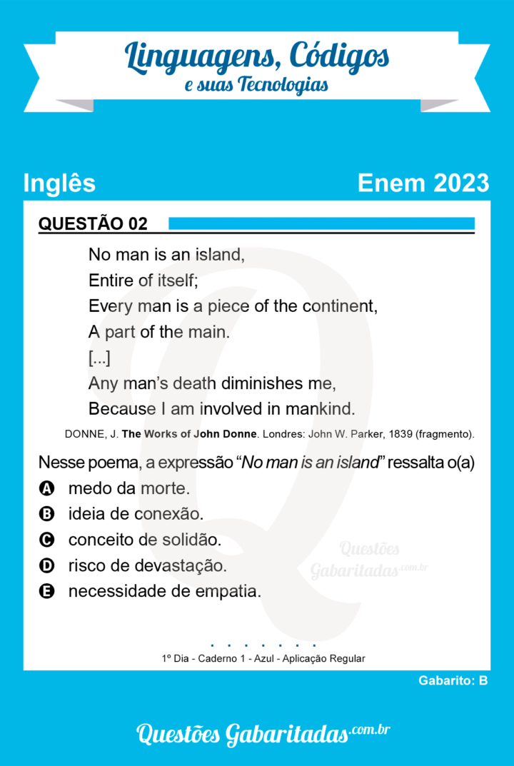 Linguagens Códigos 2 – 2023 – Inglês